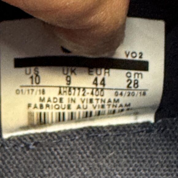 Nike Air Force 270 Shoes Mens Size 10 Blue Red Gold Strap Basketball AH6772-400 - Picture 9 of 9